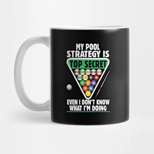 Billiards My Pool Strategy Snooker Player Mug